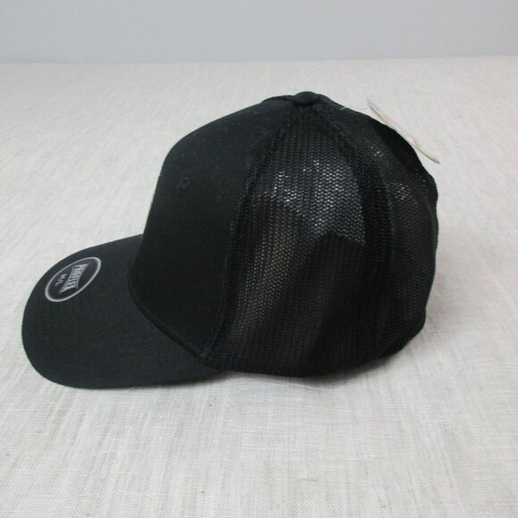 Buc-ee's Proflex Unisex Trucker Hat Black Embroidered Logo Mesh Back Size M/L - Picture 3 of 7